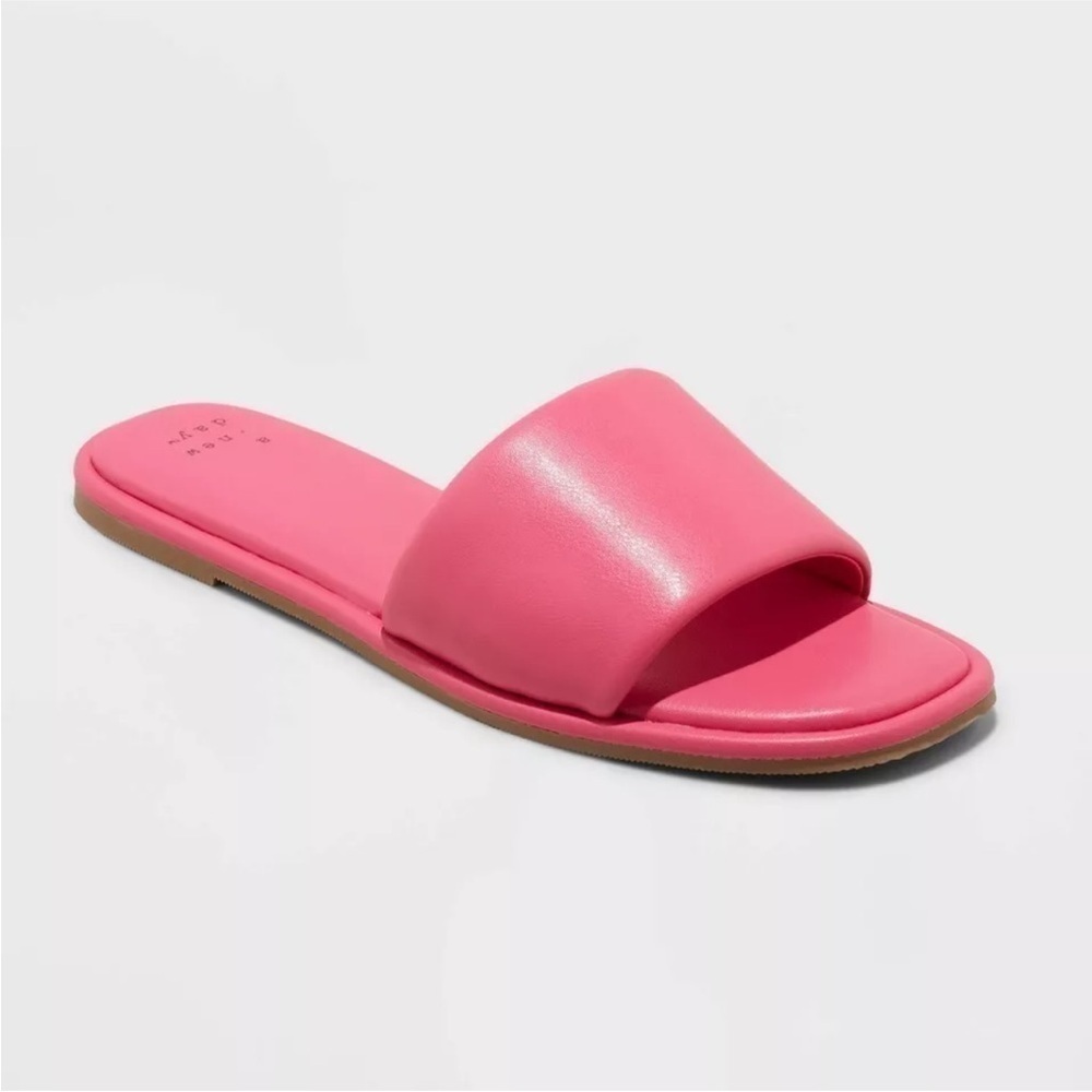 Women's Lulu Slide Sandals - A New Day Pink - Picture 1 of 5